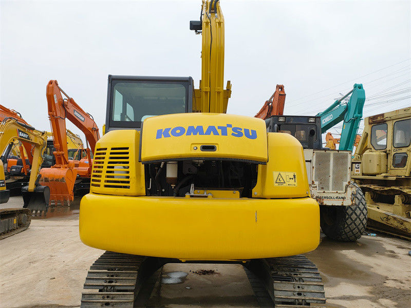PC70 Komatsu Kullanılmış Mini Ekskavatör 6.5 tonluk Mini Paletli Ekskavatör Tarım