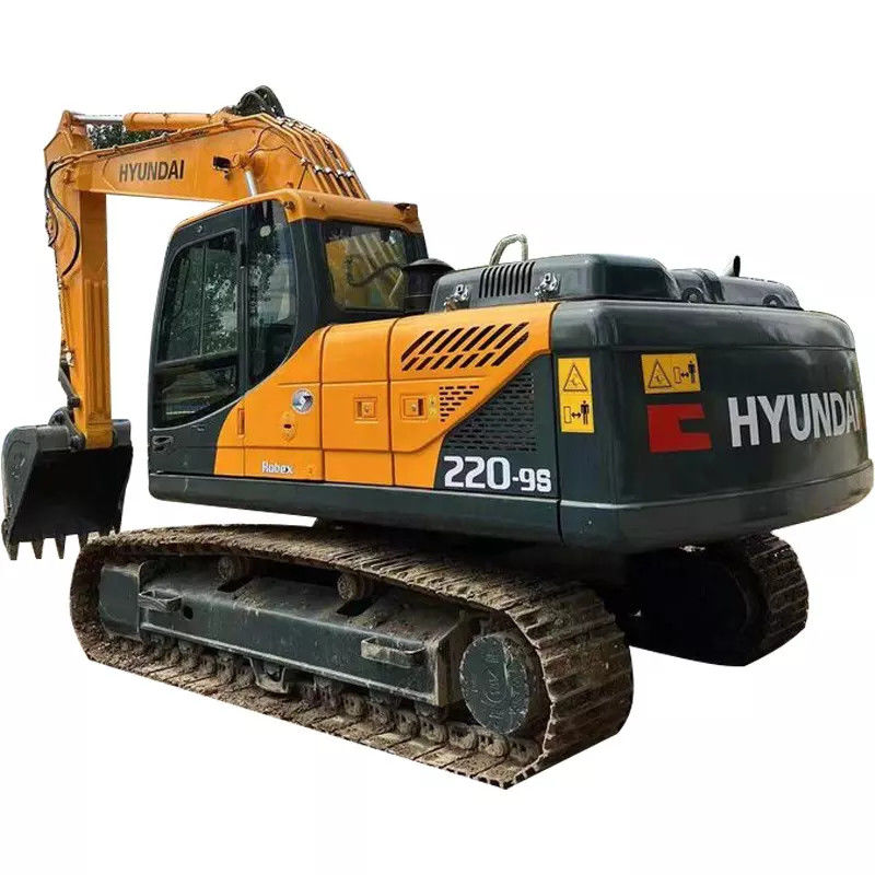 220lc-9s Kore'de Üretilen Hyundai Ekskavatör Kullanılmış 22 Ton Paletli Ekskavatörler