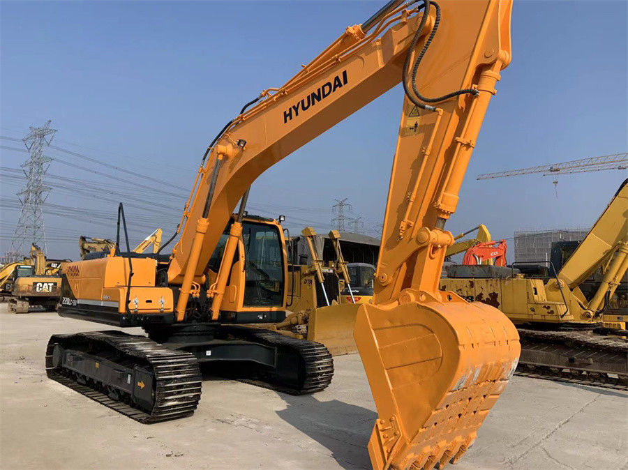220lc-9s Kore'de Üretilen Hyundai Ekskavatör Kullanılmış 22 Ton Paletli Ekskavatörler
