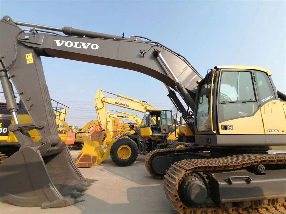 Hidrolik Kullanılmış Volvo Ekskavatör Volvo Ec480 İsveç Markası Büyük Paletli Ekskavatör 48 Ton