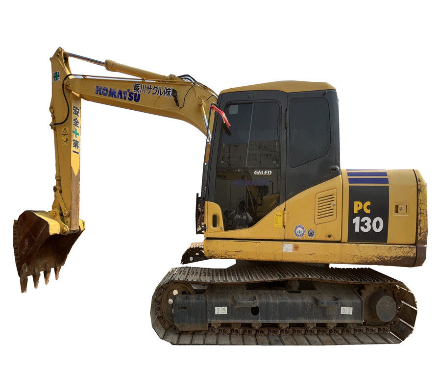 Kullanılmış 13 Tonluk Hidrolik Mini Paletli Ekskavatör Komatsu PC130-7 Bekolu Ekskavatör