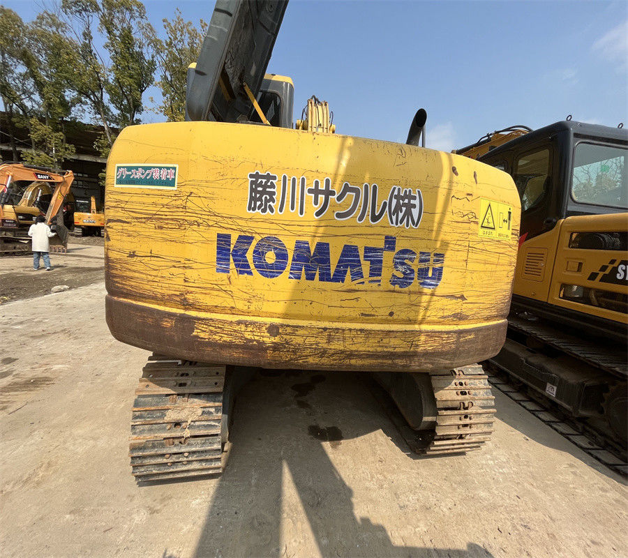 Kullanılmış 13 Tonluk Hidrolik Mini Paletli Ekskavatör Komatsu PC130-7 Bekolu Ekskavatör
