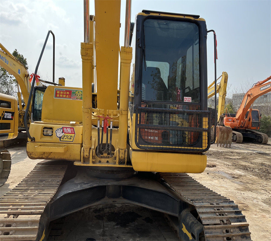 Kullanılmış 13 Tonluk Hidrolik Mini Paletli Ekskavatör Komatsu PC130-7 Bekolu Ekskavatör