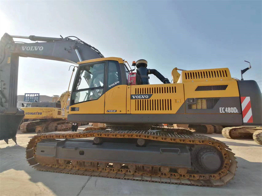 İsveç Markası Kullanılmış Volvo Ec480 Ekskavatör 48 Ton Büyük Paletli Ekskavatör