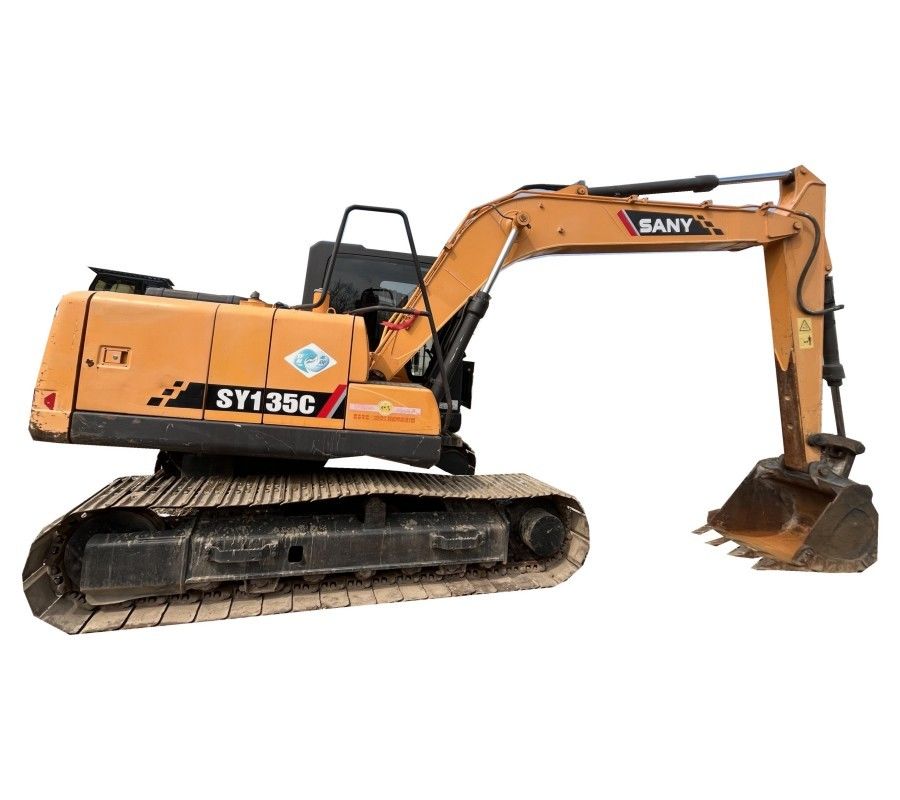 13 Tonluk Mini Kullanılmış Sany Ekskavatör SANY SY135C Bekolu Hidrolik Paletli Ekskavatör