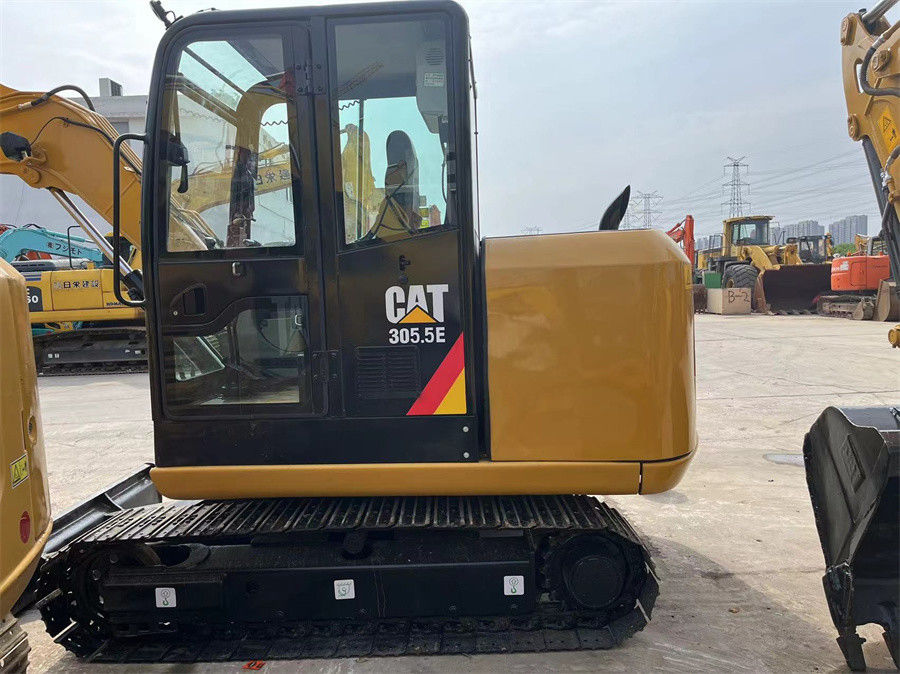 305.5E2 Kullanılmış Caterpillar Ekskavatör 5.5 Tonluk Mini Hidrolik Paletli Ekskavatör