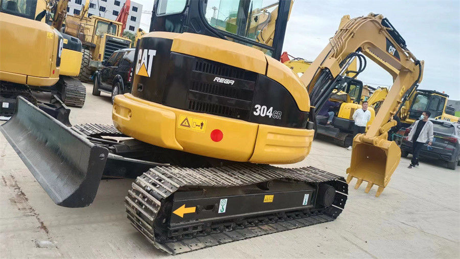 Mini 4 Ton Kullanılmış Caterpillar Ekskavatör Hidrolik Paletli Ekskavatör 304C CR Caterpillar
