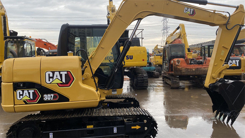 7 Tonluk Caterpillar CAT 307D Ekskavatör Mini Küçük Kazıcı Kepçe Kapasitesi 0.33m3