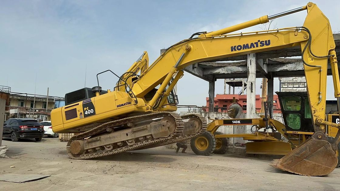 40 Ton Kullanılmış Komatsu Ekskavatör Hidrolik Paletli Büyük Komatsu PC400 8 Ekskavatör