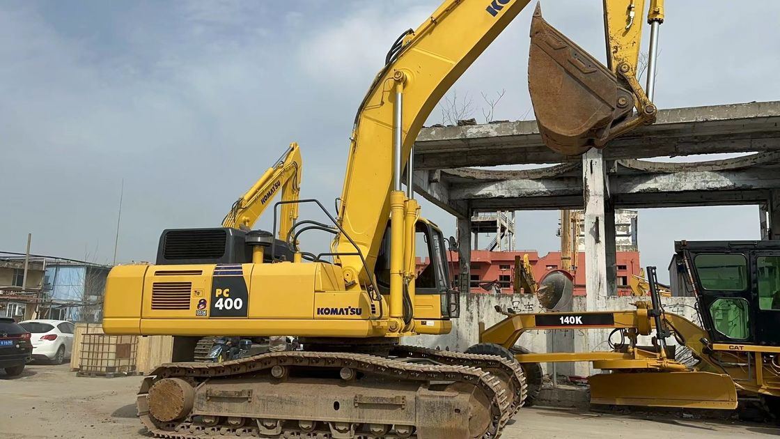 40 Ton Kullanılmış Komatsu Ekskavatör Hidrolik Paletli Büyük Komatsu PC400 8 Ekskavatör