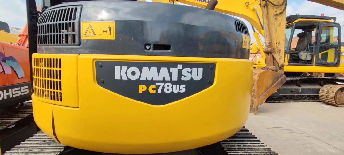 Komatsu PC78US 6 Kullanılmış Mini Ekskavatör 7 Tonluk İkinci El Paletli Ekskavatör