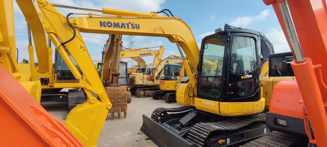 Komatsu PC78US 6 Kullanılmış Mini Ekskavatör 7 Tonluk İkinci El Paletli Ekskavatör
