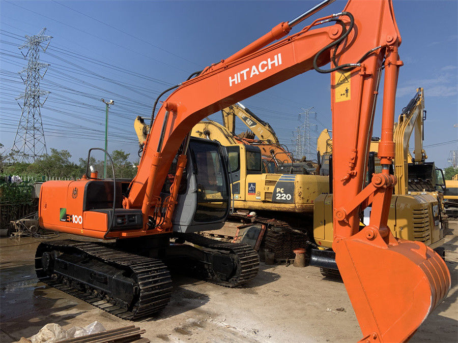 Kullanılmış Hitachi Ekskavatör EX100 5 Midi İkinci El Hidrolik Ekskavatör 10 Ton