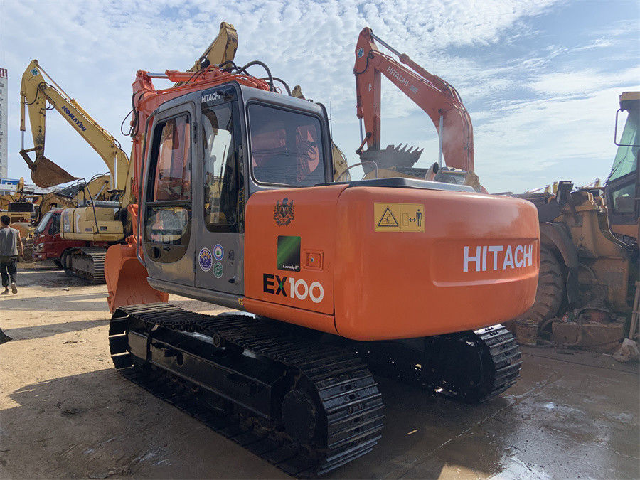 Kullanılmış Hitachi Ekskavatör EX100 5 Midi İkinci El Hidrolik Ekskavatör 10 Ton