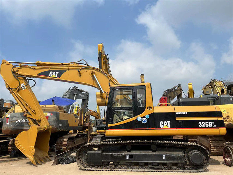 İkinci El Caterpillar 325BL Ekskavatör CAT 323 325 330 Kazıcılar 25 Ton Orta Ekskavatör