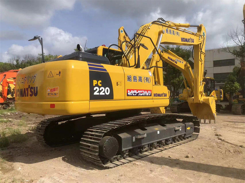 22 Ton Kullanılmış Japonya Ekskavatör Komatsu PC220-8N1 Paletli Ekskavatör PC200 PC220 PC240