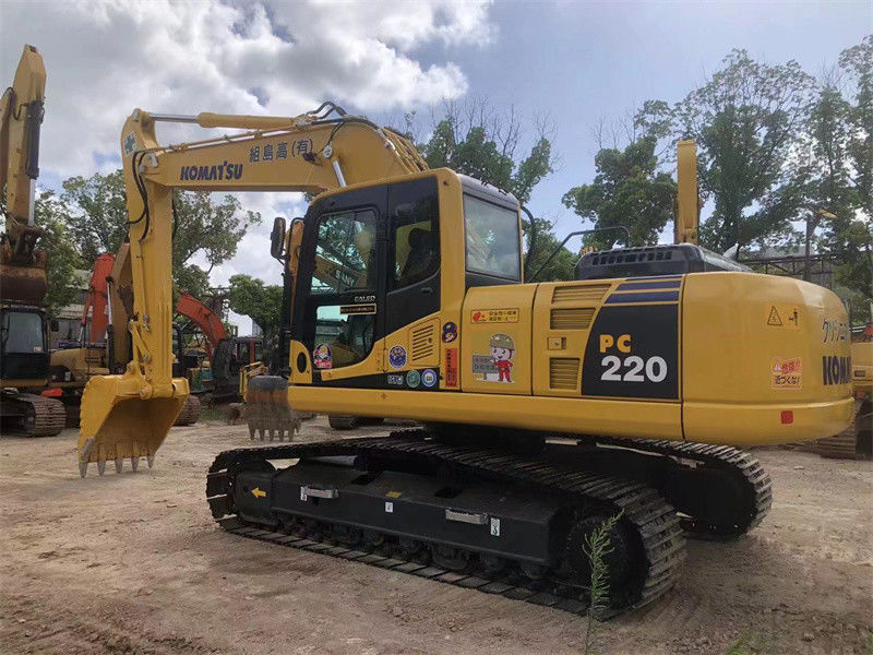 22 Ton Kullanılmış Japonya Ekskavatör Komatsu PC220-8N1 Paletli Ekskavatör PC200 PC220 PC240