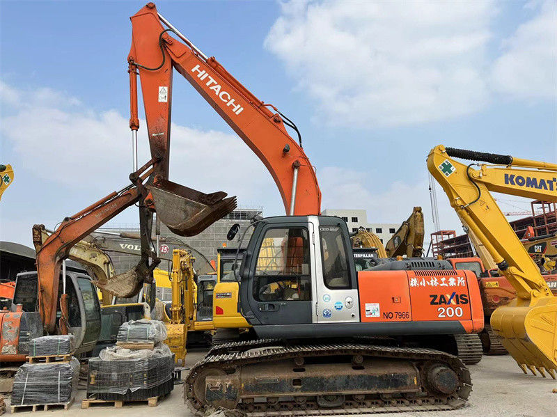 Orijinal Boya Hitachi ZX200 Zaxis200 Kullanılmış Paletli Ekskavatör Enjeksiyon Motoru 20 Ton