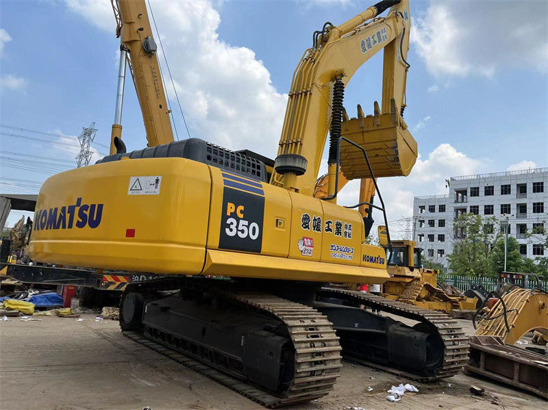 35 Tonluk Orijinal Kullanılan Japonya Paletli Ekskavatör Komatsu PC350 Büyük Ekskavatör