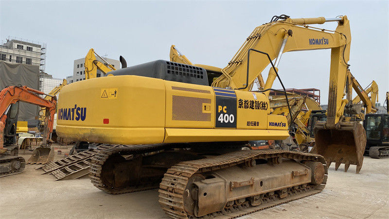 Komatsu PC400 7 Ekskavatör 40 Ton Kullanılmış Komatsu Ekskavatörleri Orijinal Boya