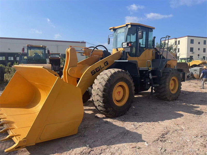 Çin Soyu SDLG LG968V Kullanılmış Tekerlekli Yükleyici 6 Ton Kullanılmış Ön Yükleyici