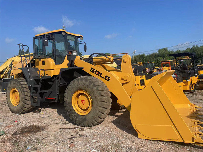 Çin Soyu SDLG LG968V Kullanılmış Tekerlekli Yükleyici 6 Ton Kullanılmış Ön Yükleyici