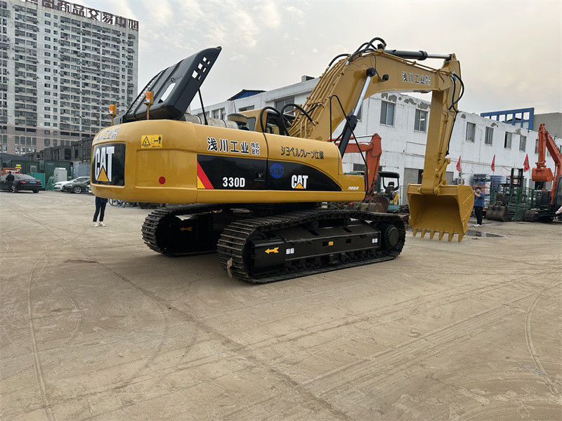 Büyük inşaat projeleri için kullanılan Caterpillar CAT 330D sürünen kazıcı 30 ton
