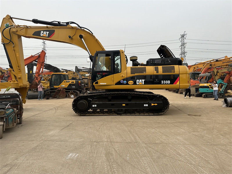 Büyük inşaat projeleri için kullanılan Caterpillar CAT 330D sürünen kazıcı 30 ton