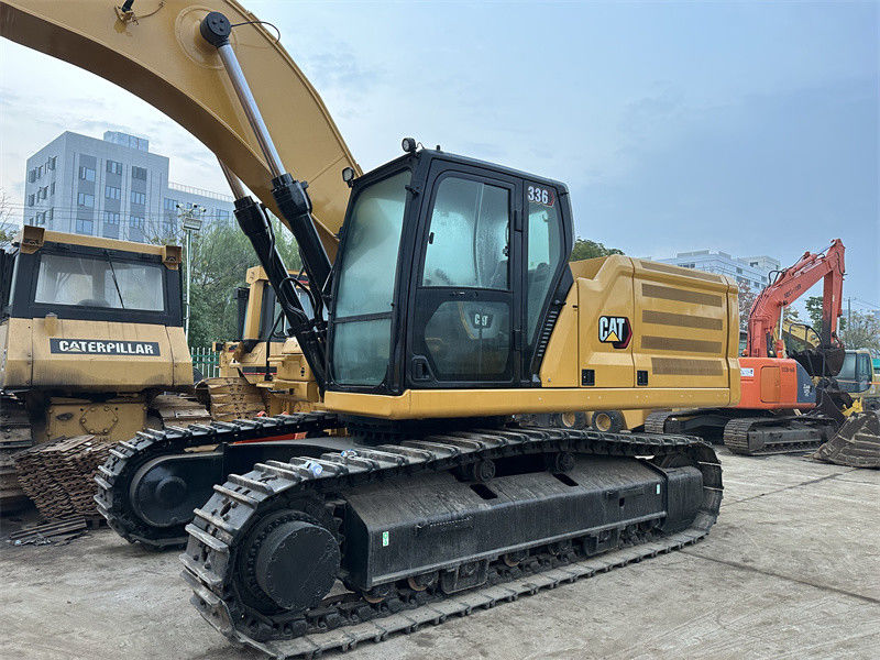 Kullanılmış Caterpillar CAT 336 Crawler Excavator 36 Ton Caterpillar Büyük Ekskavator Kazı makineleri