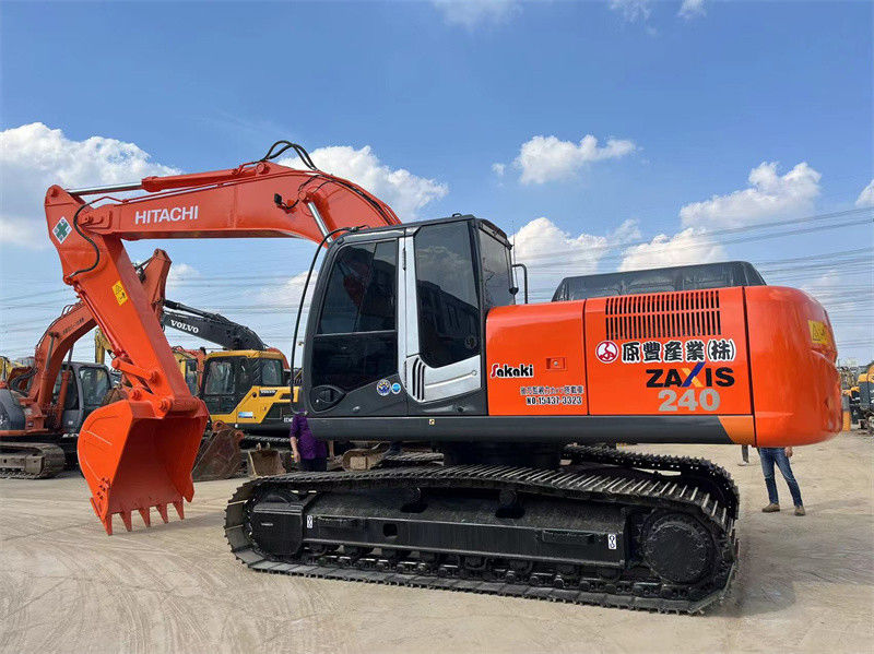 Kullanılmış Hitachi ZX240 Ekskavatörü Orijinal Kullanılmış Japonya Kazıcılar 24 Ton Orta Ölçekli Ekskavatör