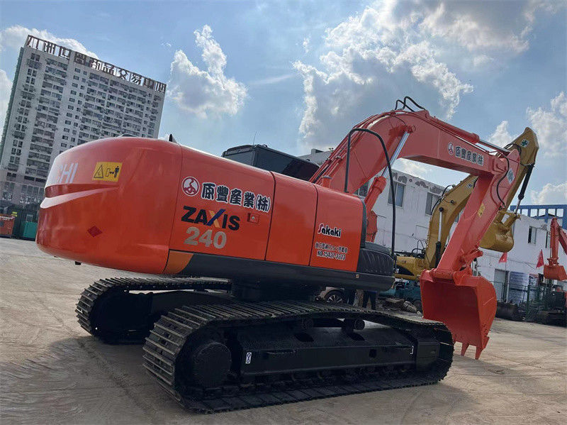 Kullanılmış Hitachi ZX240 Ekskavatörü Orijinal Kullanılmış Japonya Kazıcılar 24 Ton Orta Ölçekli Ekskavatör