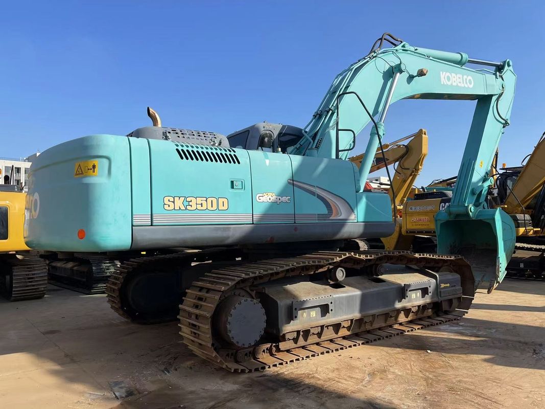 Kullanılmış 35 Tonluk Büyük Kobelco Kazıcı SK350LC-8 Temiz Kullanılmış Kazıcılar Depoda