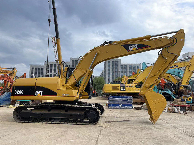Orijinal Kullanılmış CAT 320C Ekskavatörü İkinci El Caterpillar 320 320D 320GC Ekskavatörü