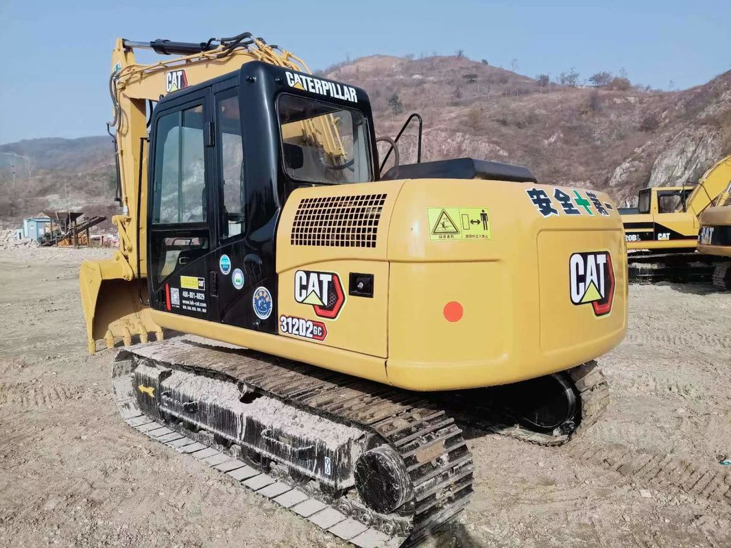 312D2 Kullanılmış kedi kazıcı 12 ton küçük hidrolik sürünen kazıcı Cat 312