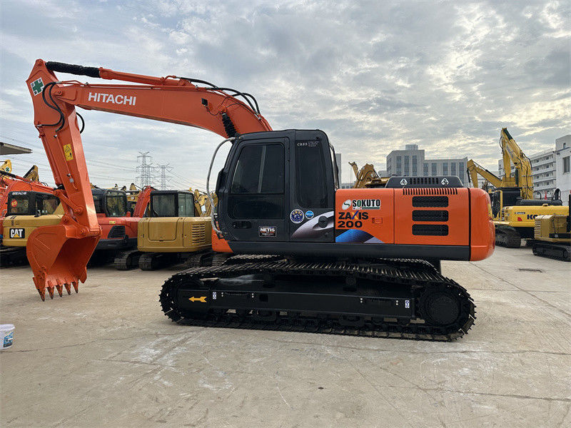 Kullanılmış Hitachi ZX200LC Ekskavatörü Japonya Köken Kullanılmış Hitachi Zx200 20 Ton Ekskavatörü