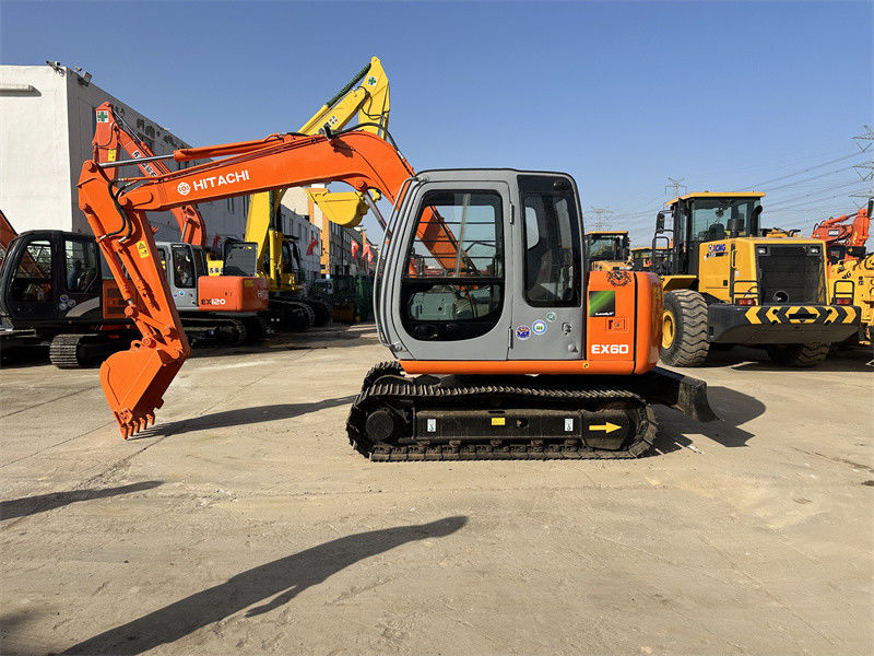 Ex60-5 Kullanılmış Hitachi Ekskavatörü Mini Kullanılmış Ekskavatör 6 Ton Hitachi 60