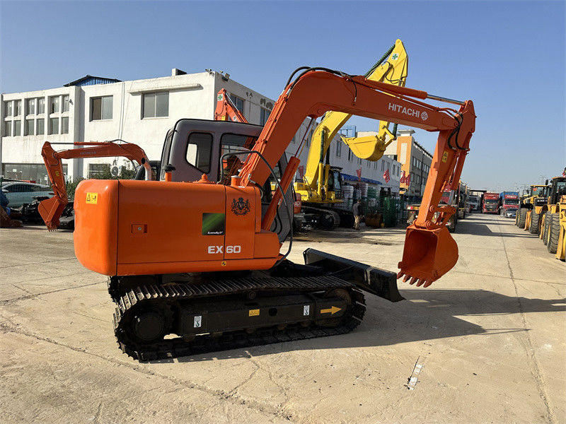Ex60-5 Kullanılmış Hitachi Ekskavatörü Mini Kullanılmış Ekskavatör 6 Ton Hitachi 60