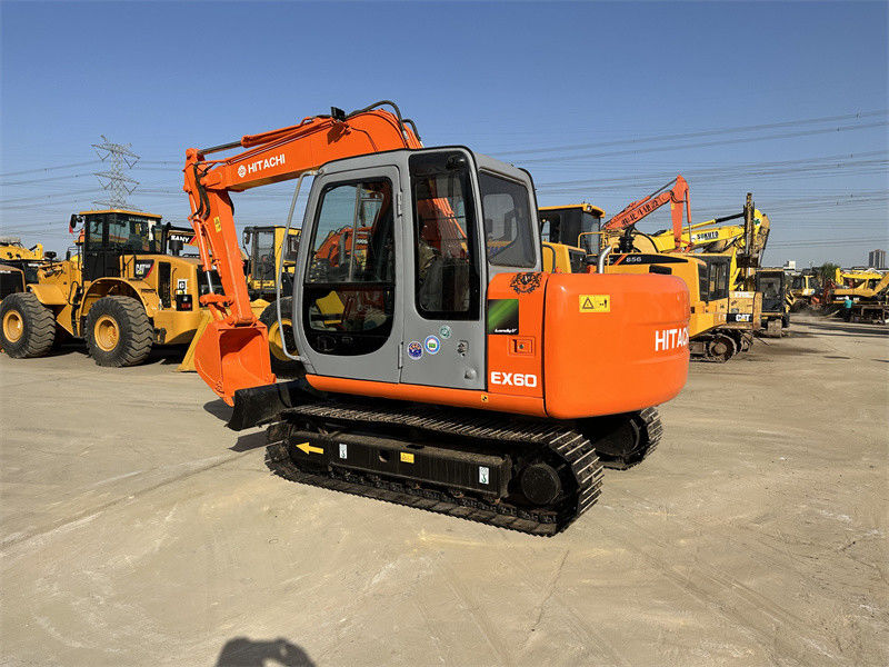 Ex60-5 Kullanılmış Hitachi Ekskavatörü Mini Kullanılmış Ekskavatör 6 Ton Hitachi 60