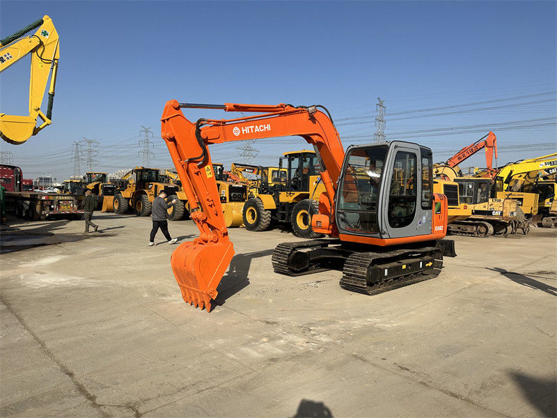Ex60-5 Kullanılmış Hitachi Ekskavatörü Mini Kullanılmış Ekskavatör 6 Ton Hitachi 60