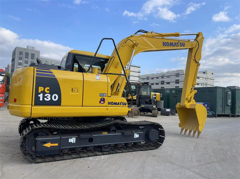 Köken Japonya Kullanılmış Komatsu Kazı makinesi İkinci El Komatsu PC130 Crawler Kazı makinesi
