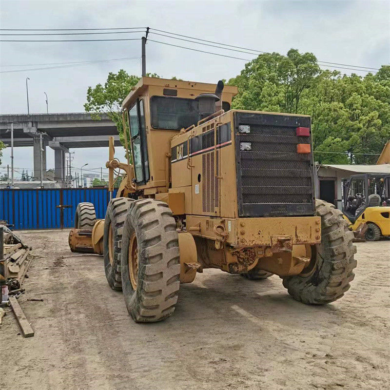 Amerika Origin Caterpillar CAT 14H Motor Grader Yol İnşaatı Kar Çıkarma