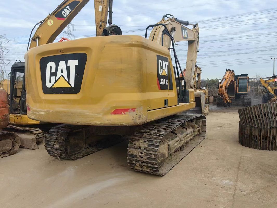 Yeni Gelen Kullanılmış CAT 320GC Ekskavatör Sürünücü Tipi CAT 320 Kullanılmış Ekskavatörler