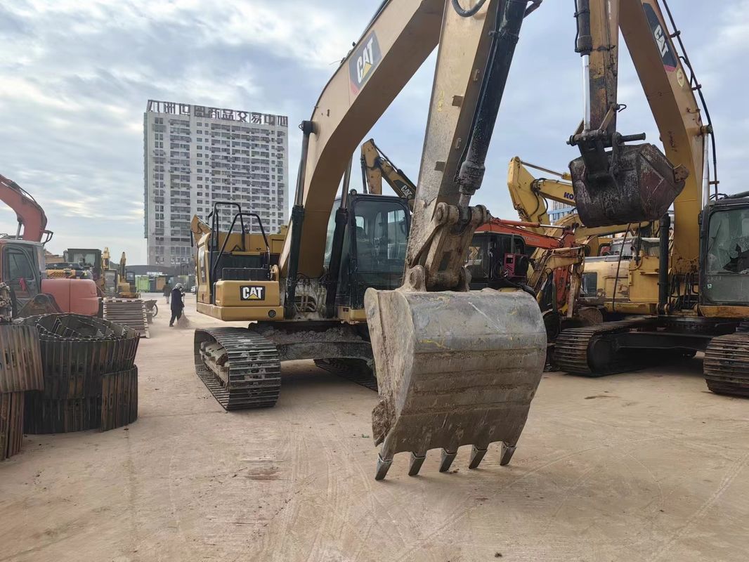 Yeni Gelen Kullanılmış CAT 320GC Ekskavatör Sürünücü Tipi CAT 320 Kullanılmış Ekskavatörler