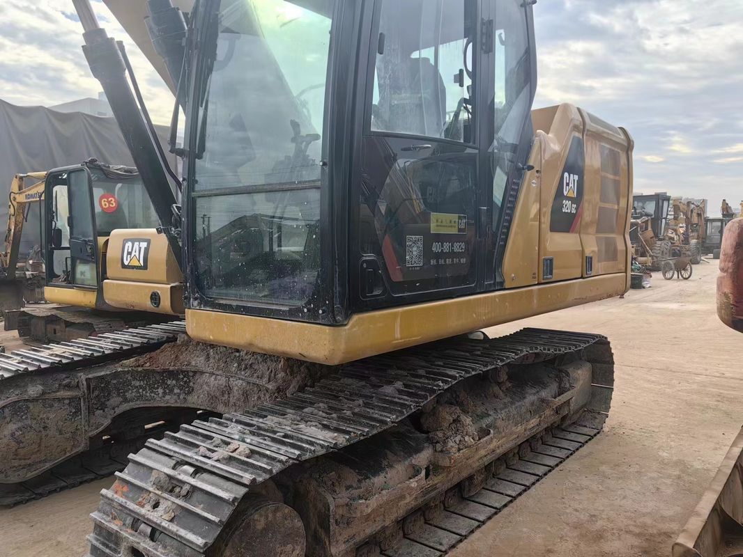 Yeni Gelen Kullanılmış CAT 320GC Ekskavatör Sürünücü Tipi CAT 320 Kullanılmış Ekskavatörler