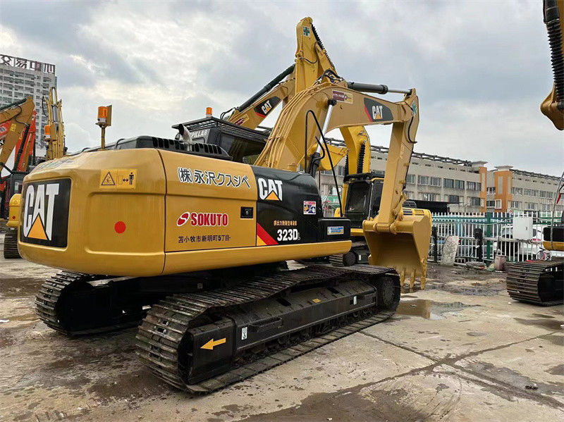 Orijinal Kullanılmış CAT Crawler Excavator 323DL Kullanılmış Caterpillar 320D 323D Excavator
