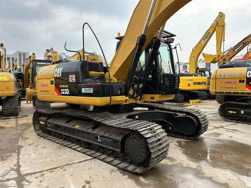 Orijinal Kullanılmış CAT Crawler Excavator 323DL Kullanılmış Caterpillar 320D 323D Excavator