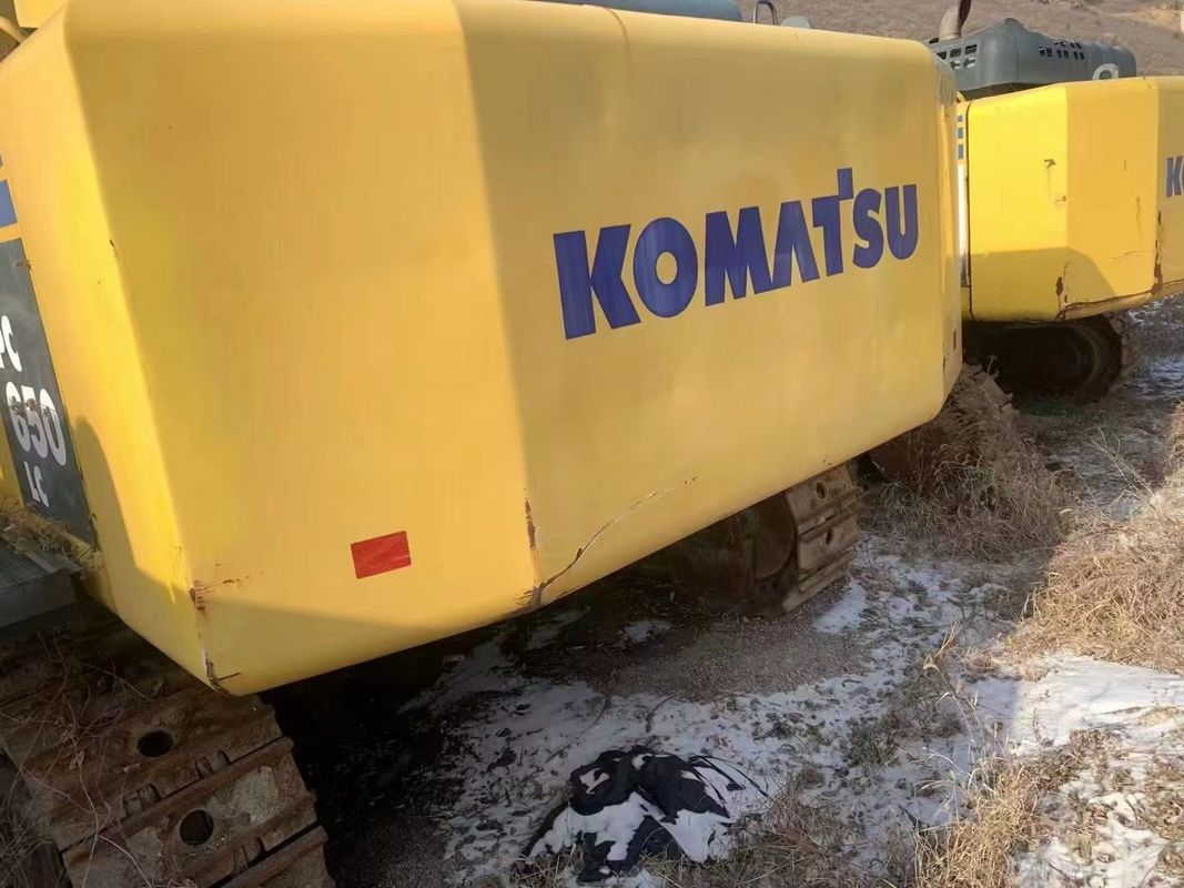 PC650-8R Kullanılmış Komatsu Kazı Makinesi İkinci El 40 Tonluk Büyük Kazı Makinesi 650 Orijinal Boya