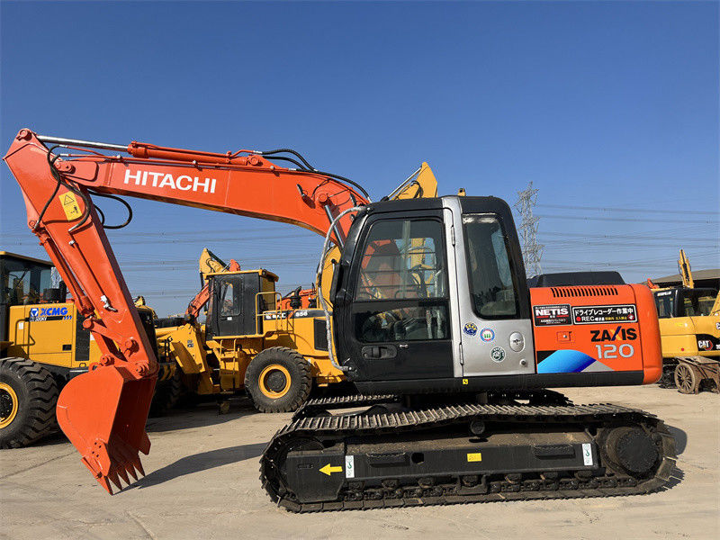 12 Ton Kullanılmış Hitachi ZX120 Kazıcı Japonya Köken Kullanılmış Hitachi Zx120 Maden Kazıcı