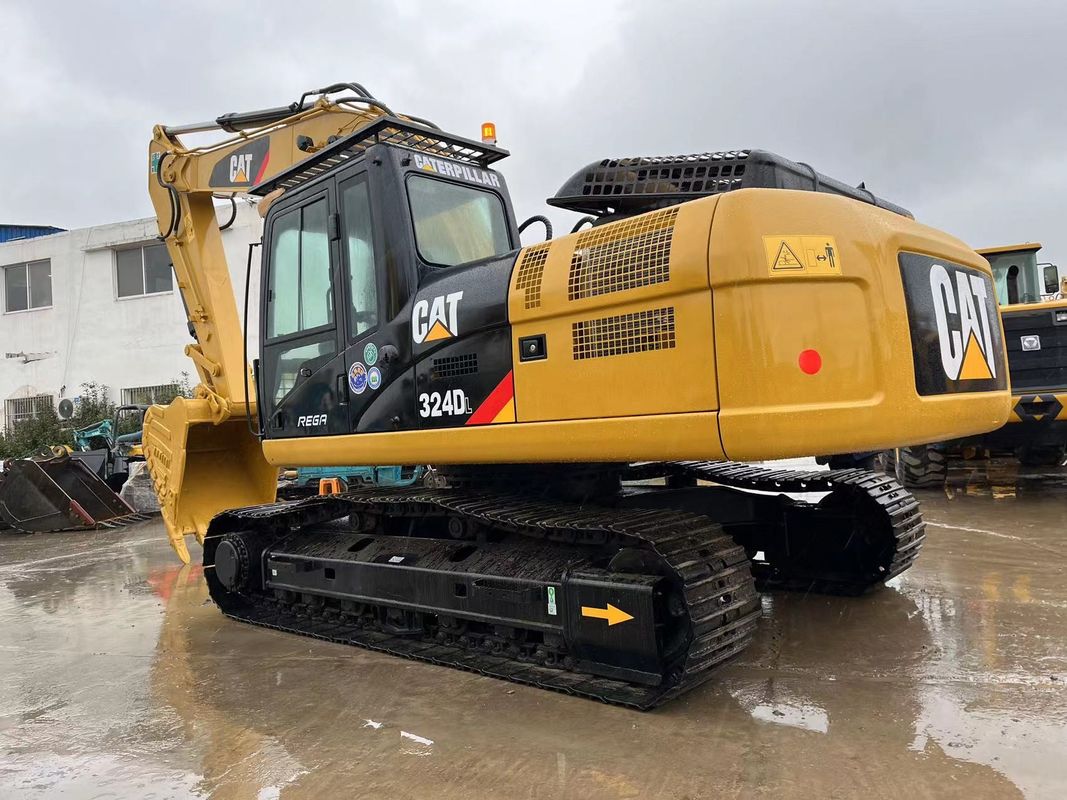 Ağır Güçlü Kullanılmış CAT 324DL Sürünen Kazıcı Kelebek Kırıcı Çekiç Çubuğu Güçlü Motor