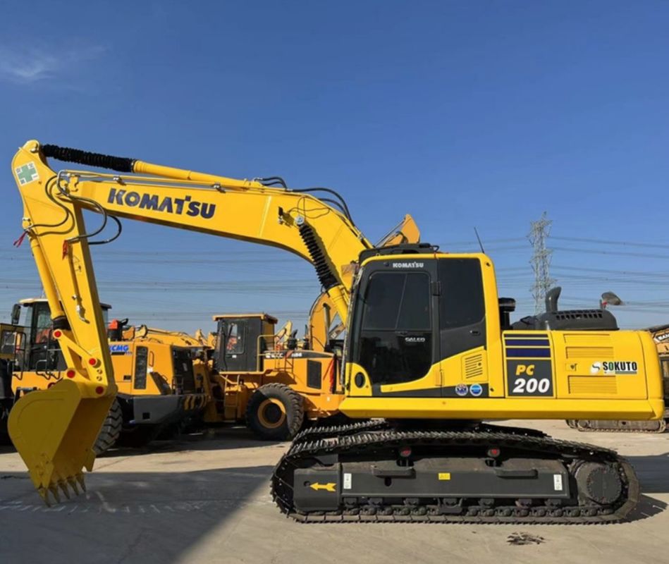 % 90 Yeni Kullanılmış Gezgin Tipi Komatsu PC200 Japonya Üretimi Mükemmel Performans Az Kullanılmış